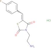 3-(2-Aminoethyl)-5-[(4-fluorophenyl)methylidene]-1,3-thiazolidine-2,4-dione hydrochloride