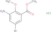 Methyl 3-amino-5-bromo-2-methoxybenzoate hydrochloride