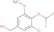 [3-Chloro-4-(difluoromethoxy)-5-methoxyphenyl]methanol