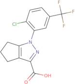 1-[2-Chloro-5-(trifluoromethyl)phenyl]-1H,4H,5H,6H-cyclopenta[C]pyrazole-3-carboxylic acid