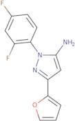1-(2,4-Difluorophenyl)-3-(furan-2-yl)-1H-pyrazol-5-amine