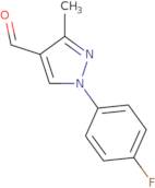 1-(4-Fluorophenyl)-3-methyl-1H-pyrazole-4-carbaldehyde