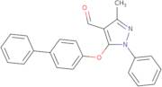 5-(Biphenyl-4-yloxy)-3-methyl-1-phenyl-1H-pyrazole-4-carbaldehyde