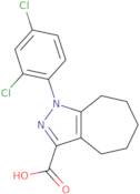 1-(2,4-Dichlorophenyl)-1H,4H,5H,6H,7H,8H-cyclohepta[C]pyrazole-3-carboxylic acid