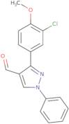 3-(3-Chloro-4-methoxyphenyl)-1-phenyl-1H-pyrazole-4-carbaldehyde