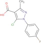 5-Chloro-1-(4-fluorophenyl)-3-methyl-1H-pyrazole-4-carboxylic acid