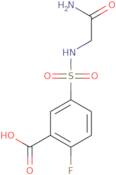 5-[(Carbamoylmethyl)sulfamoyl]-2-fluorobenzoic acid