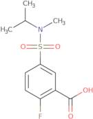 2-Fluoro-5-[methyl(propan-2-yl)sulfamoyl]benzoic acid