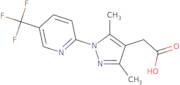 2-{3,5-Dimethyl-1-[5-(trifluoromethyl)pyridin-2-yl]-1H-pyrazol-4-yl}acetic acid