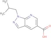 1-(2-Methylpropyl)-1H-pyrazolo[3,4-b]pyridine-5-carboxylic acid