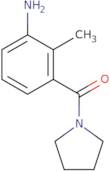 2-Methyl-3-(pyrrolidine-1-carbonyl)aniline