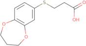 3-(3,4-Dihydro-2H-1,5-benzodioxepin-7-ylsulfanyl)propanoic acid