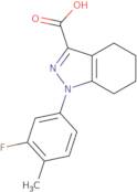 1-(3-Fluoro-4-methylphenyl)-4,5,6,7-tetrahydro-1H-indazole-3-carboxylic acid