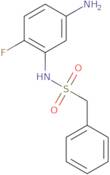 N-(5-Amino-2-fluorophenyl)-1-phenylmethanesulfonamide