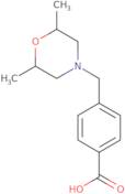 4-[(2,6-Dimethylmorpholin-4-yl)methyl]benzoic acid