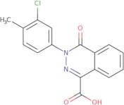 3-(3-Chloro-4-methylphenyl)-4-oxo-3,4-dihydrophthalazine-1-carboxylic acid