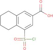 4-(Chlorosulfonyl)-5,6,7,8-tetrahydronaphthalene-2-carboxylic acid