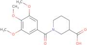 1-(3,4,5-Trimethoxybenzoyl)piperidine-3-carboxylic acid