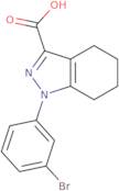 1-(3-Bromophenyl)-4,5,6,7-tetrahydro-1H-indazole-3-carboxylic acid