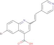6-Bromo-2-[2-(pyridin-4-yl)ethenyl]quinoline-4-carboxylic acid