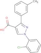 1-(2-Chlorophenyl)-3-(3-methylphenyl)-1H-pyrazole-4-carboxylic acid