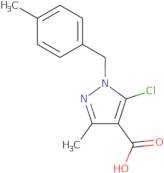 5-Chloro-3-methyl-1-[(4-methylphenyl)methyl]-1H-pyrazole-4-carboxylic acid