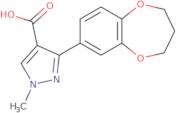 3-(3,4-Dihydro-2H-1,5-benzodioxepin-7-yl)-1-methyl-1H-pyrazole-4-carboxylic acid