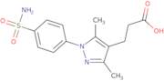 3-[3,5-Dimethyl-1-(4-sulfamoylphenyl)-1H-pyrazol-4-yl]propanoic acid