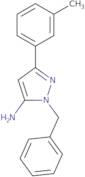 1-Benzyl-3-(3-methylphenyl)-1H-pyrazol-5-amine