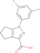 1-(3,5-Difluorophenyl)-1H,4H,5H,6H-cyclopenta[C]pyrazole-3-carboxylic acid