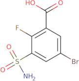 5-Bromo-2-fluoro-3-sulfamoylbenzoic acid