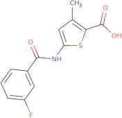 5-(3-Fluorobenzamido)-3-methylthiophene-2-carboxylic acid
