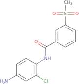 N-(4-Amino-2-chlorophenyl)-3-methanesulfonylbenzamide