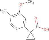 1-(3-Methoxy-4-methylphenyl)cyclopropane-1-carboxylic acid