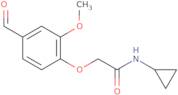 N-Cyclopropyl-2-(4-formyl-2-methoxyphenoxy)acetamide