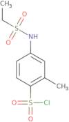 4-Ethanesulfonamido-2-methylbenzene-1-sulfonyl chloride