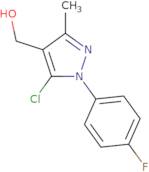 [5-Chloro-1-(4-fluorophenyl)-3-methyl-1H-pyrazol-4-yl]methanol