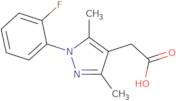2-[1-(2-Fluorophenyl)-3,5-dimethyl-1H-pyrazol-4-yl]acetic acid