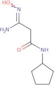 N-Cyclopentyl-2-(N'-hydroxycarbamimidoyl)acetamide