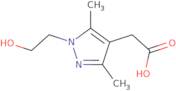 2-[1-(2-Hydroxyethyl)-3,5-dimethyl-1H-pyrazol-4-yl]acetic acid