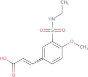 (2E)-3-[3-(Ethylsulfamoyl)-4-methoxyphenyl]prop-2-enoic acid