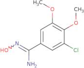 3-Chloro-N'-hydroxy-4,5-dimethoxybenzene-1-carboximidamide