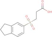 3-(2,3-Dihydro-1H-indene-5-sulfonyl)propanoic acid