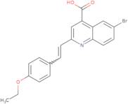 6-Bromo-2-[2-(4-ethoxyphenyl)ethenyl]quinoline-4-carboxylic acid