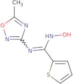 (Z)-N'-Hydroxy-2-(5-methyl-1,2,4-oxadiazol-3-yl)ethenimidamide