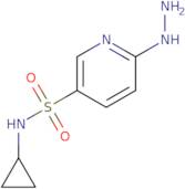 N-Cyclopropyl-6-hydrazinylpyridine-3-sulfonamide