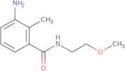 3-Amino-N-(2-methoxyethyl)-2-methylbenzamide
