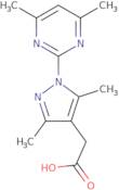 2-[1-(4,6-Dimethylpyrimidin-2-yl)-3,5-dimethyl-1H-pyrazol-4-yl]acetic acid