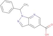 1-(1-Phenylethyl)-1H-pyrazolo[3,4-b]pyridine-5-carboxylic acid