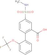 5-(Methylsulfamoyl)-2-[2-(trifluoromethoxy)phenyl]benzoic acid